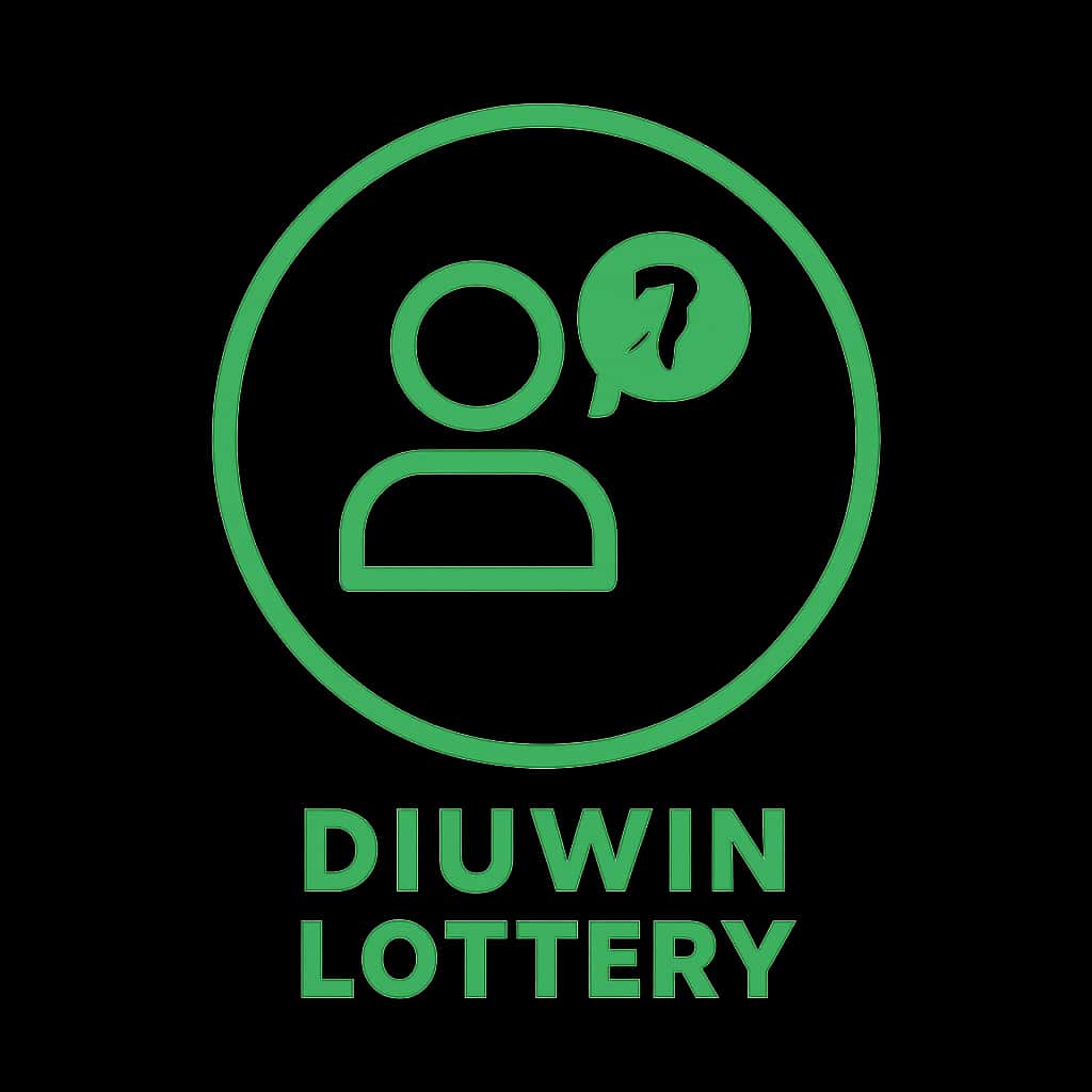An icon representing the process of connecting to a Diuwin Lottery account.